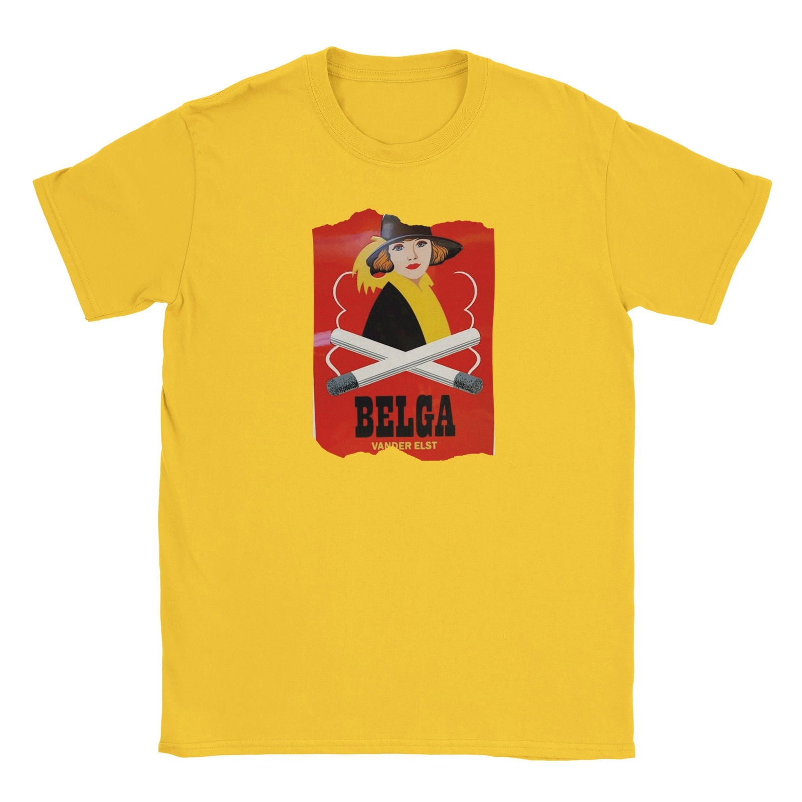 Belga sigarets | T-shirt Unisex - Tshirt-Fabriek.nl