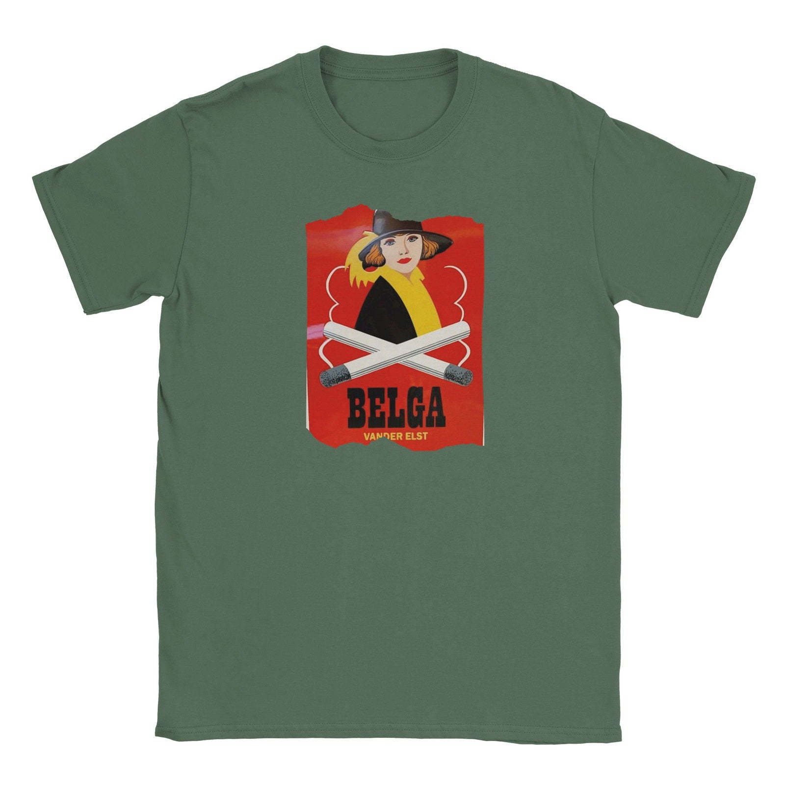 Belga sigarets | T-shirt Unisex - Tshirt-Fabriek.nl