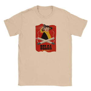 Belga sigarets | T-shirt Unisex - Tshirt-Fabriek.nl