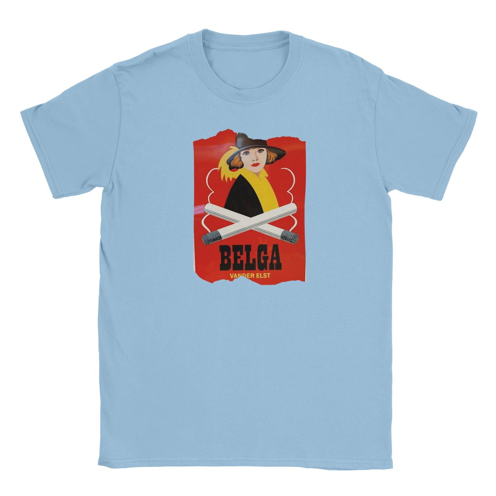 Belga sigarets | T-shirt Unisex - Tshirt-Fabriek.nl