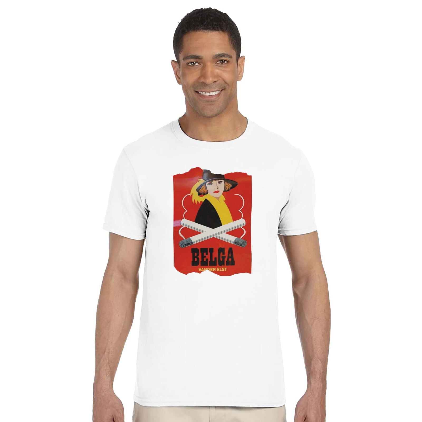 Belga sigarets | T-shirt Unisex - Tshirt-Fabriek.nl