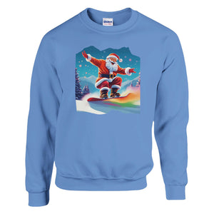 Boarding Santa | Trui Unisex - Tshirt-Fabriek.nl