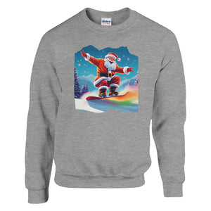 Boarding Santa | Trui Unisex - Tshirt-Fabriek.nl