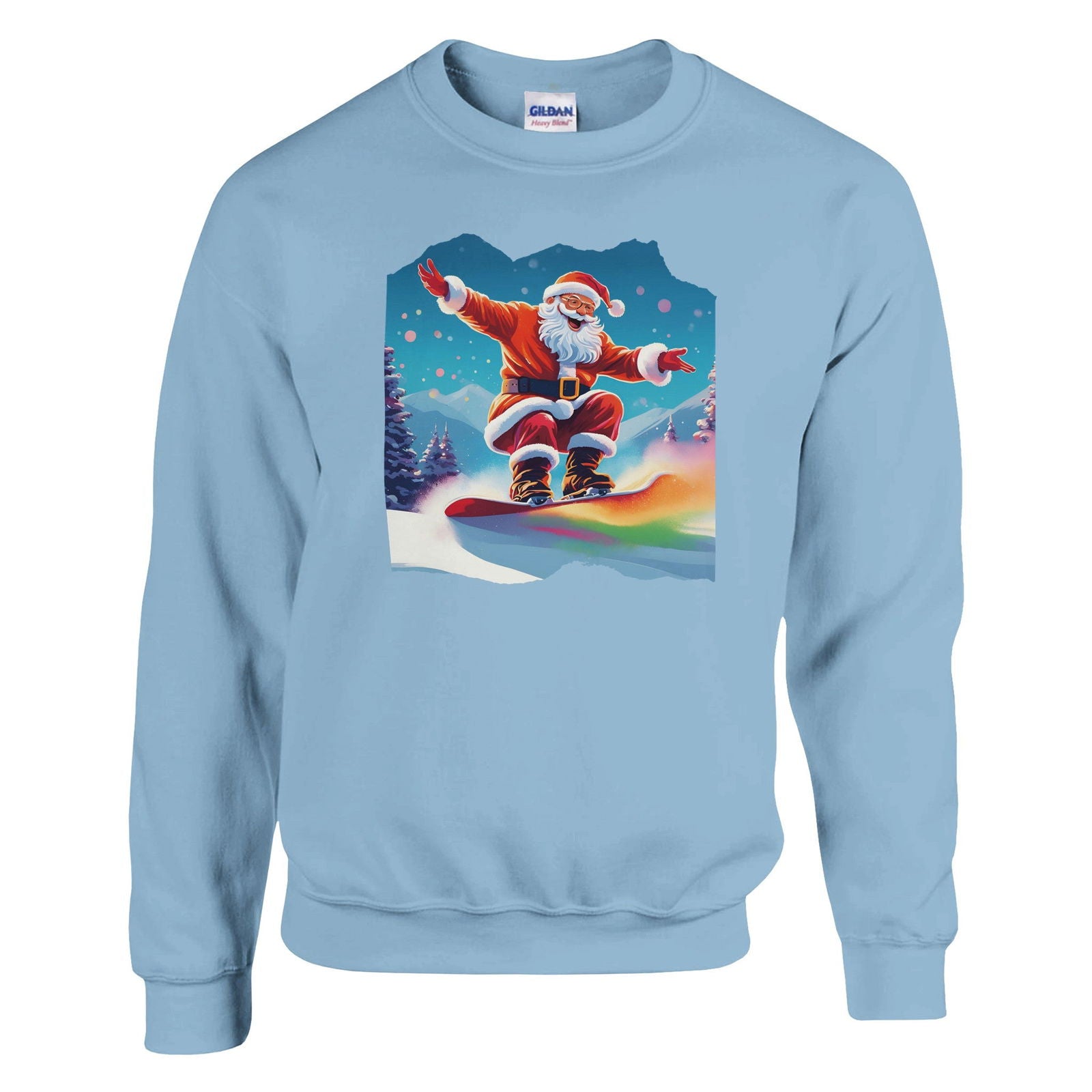 Boarding Santa | Trui Unisex - Tshirt-Fabriek.nl