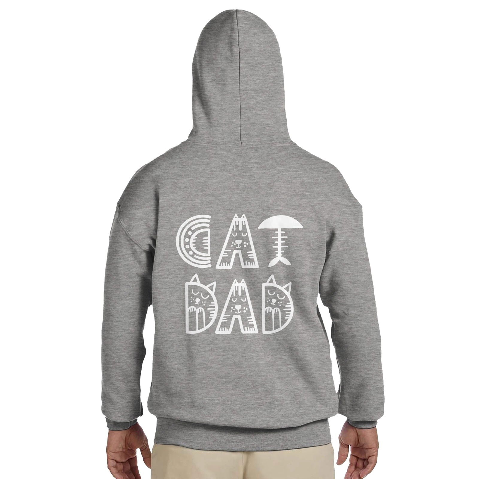 Cat Dad | Hoodie Unisex - Tshirt-Fabriek.nl