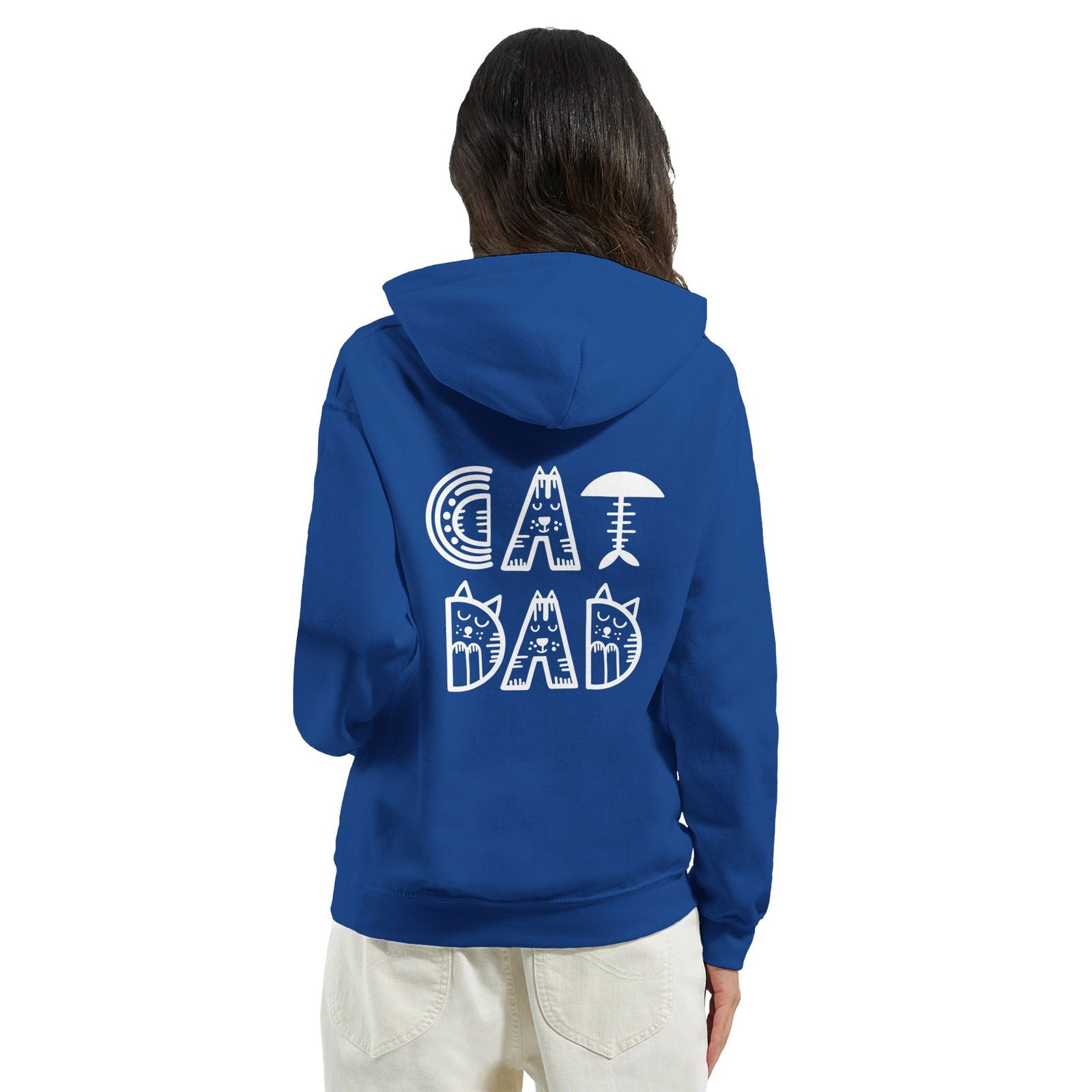 Cat Dad | Hoodie Unisex - Tshirt-Fabriek.nl