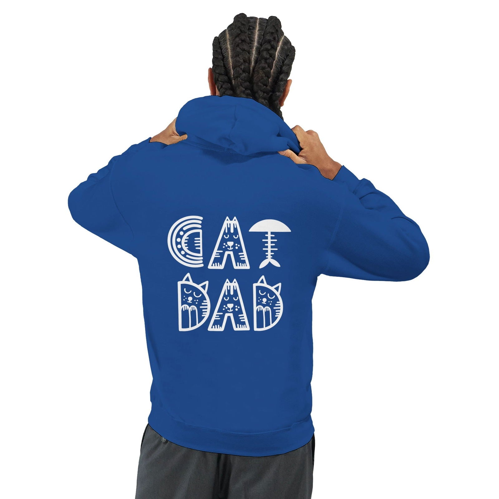 Cat Dad | Hoodie Unisex - Tshirt-Fabriek.nl