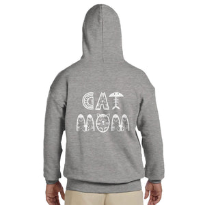 Cat Mom | Hoodie Unisex - Tshirt-Fabriek.nl