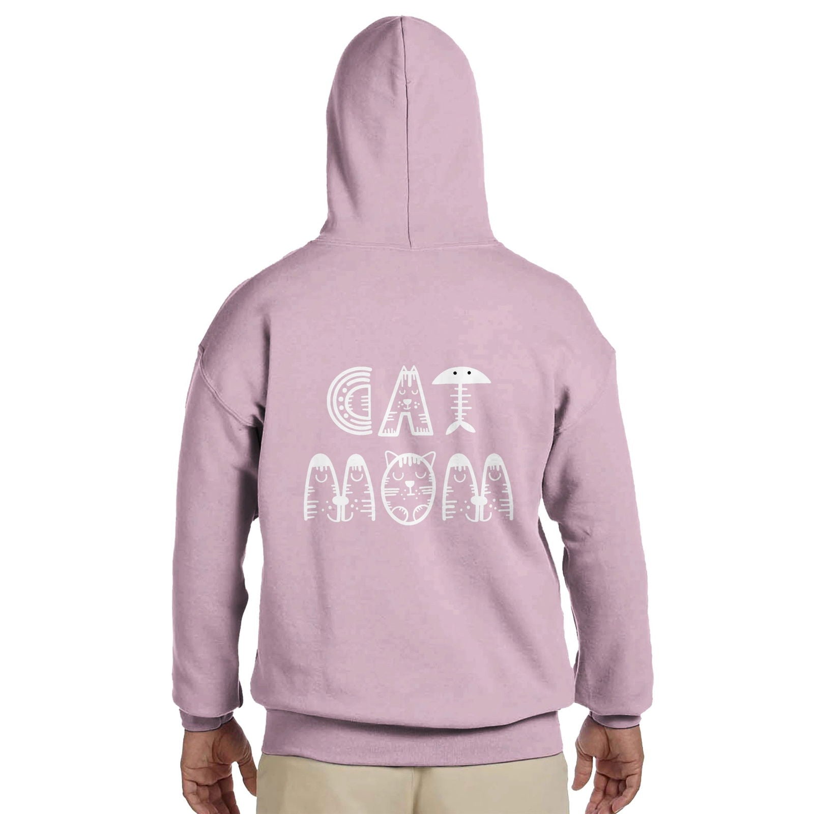 Cat Mom | Hoodie Unisex - Tshirt-Fabriek.nl