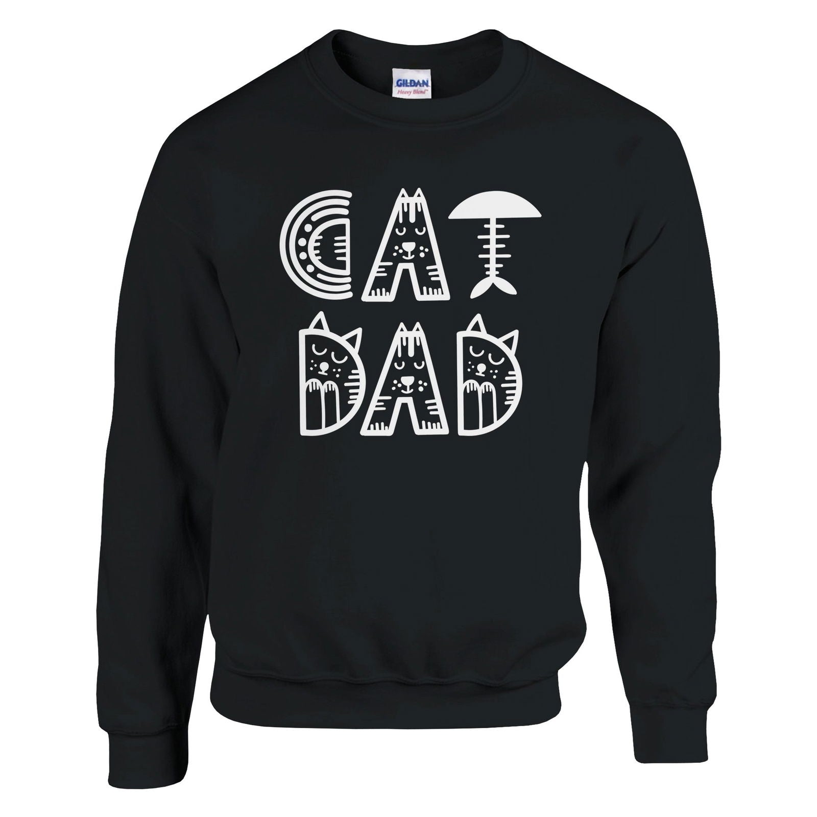 Cat dad | Trui Unisex - Tshirt-Fabriek.nl