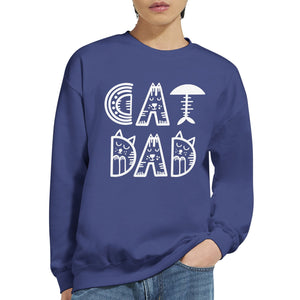 Cat dad | Trui Unisex - Tshirt-Fabriek.nl