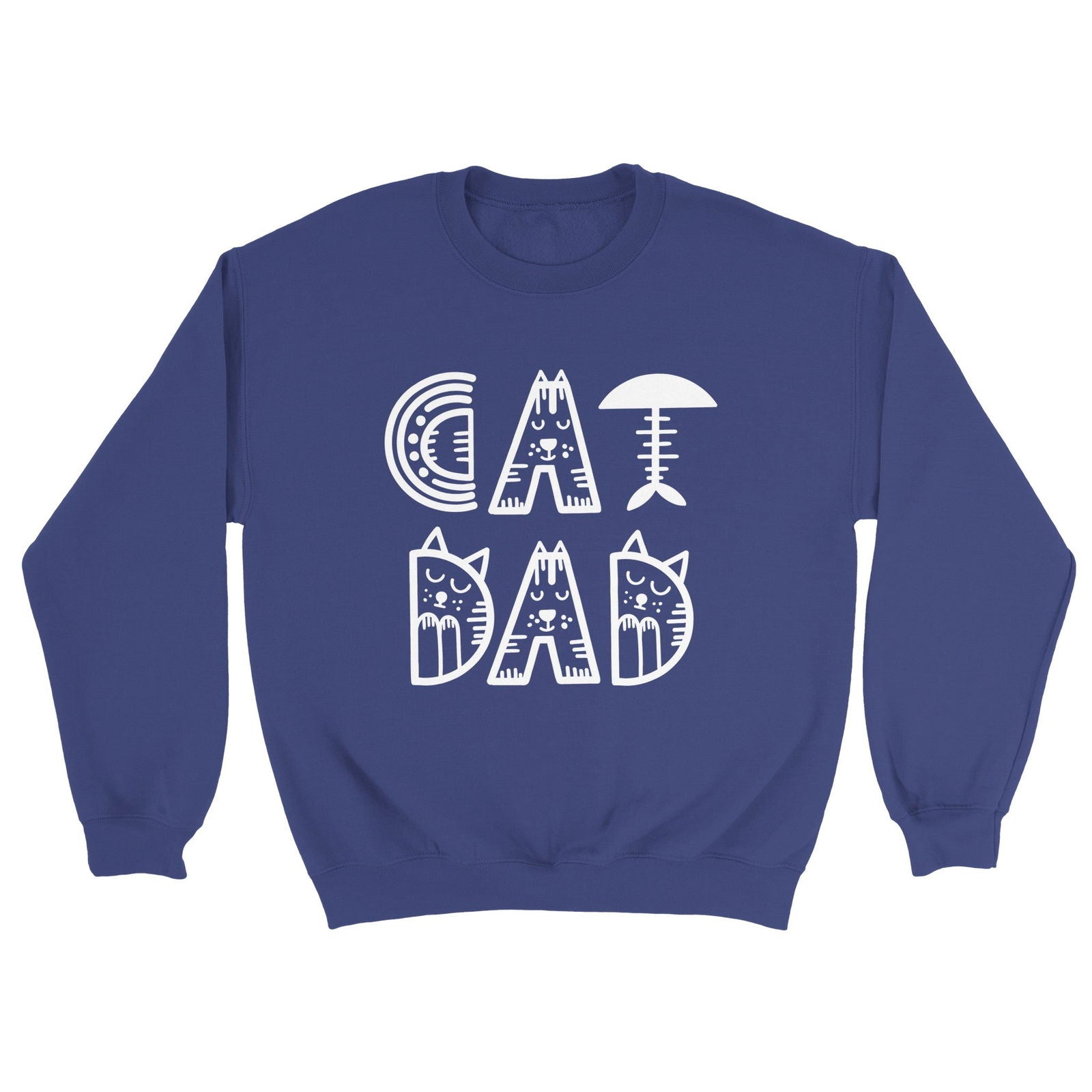 Cat dad | Trui Unisex - Tshirt-Fabriek.nl