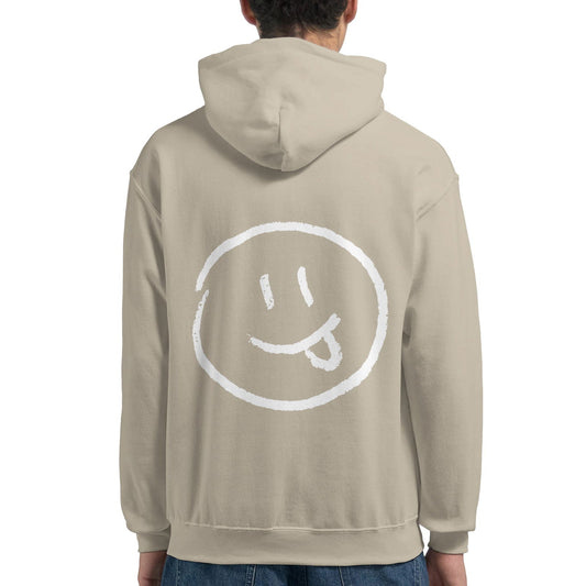 Chalk Smily Exited | Hoodie Unisex - Tshirt-Fabriek.nl