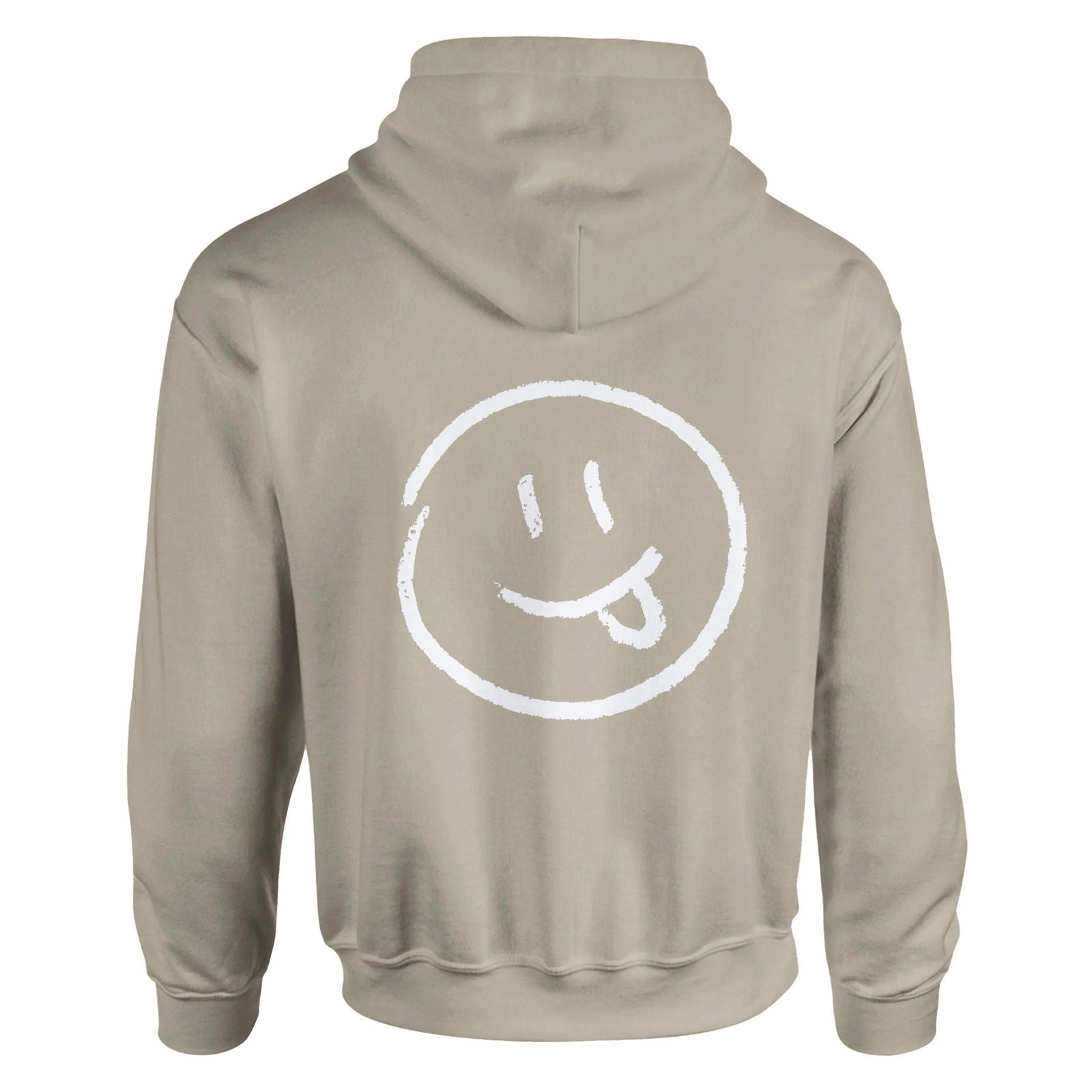 Chalk Smily Exited | Hoodie Unisex - Tshirt-Fabriek.nl