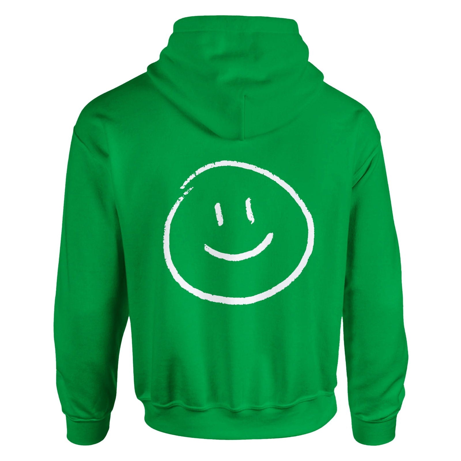 Chalk Smily Happy | Hoodie Unisex - Tshirt-Fabriek.nl