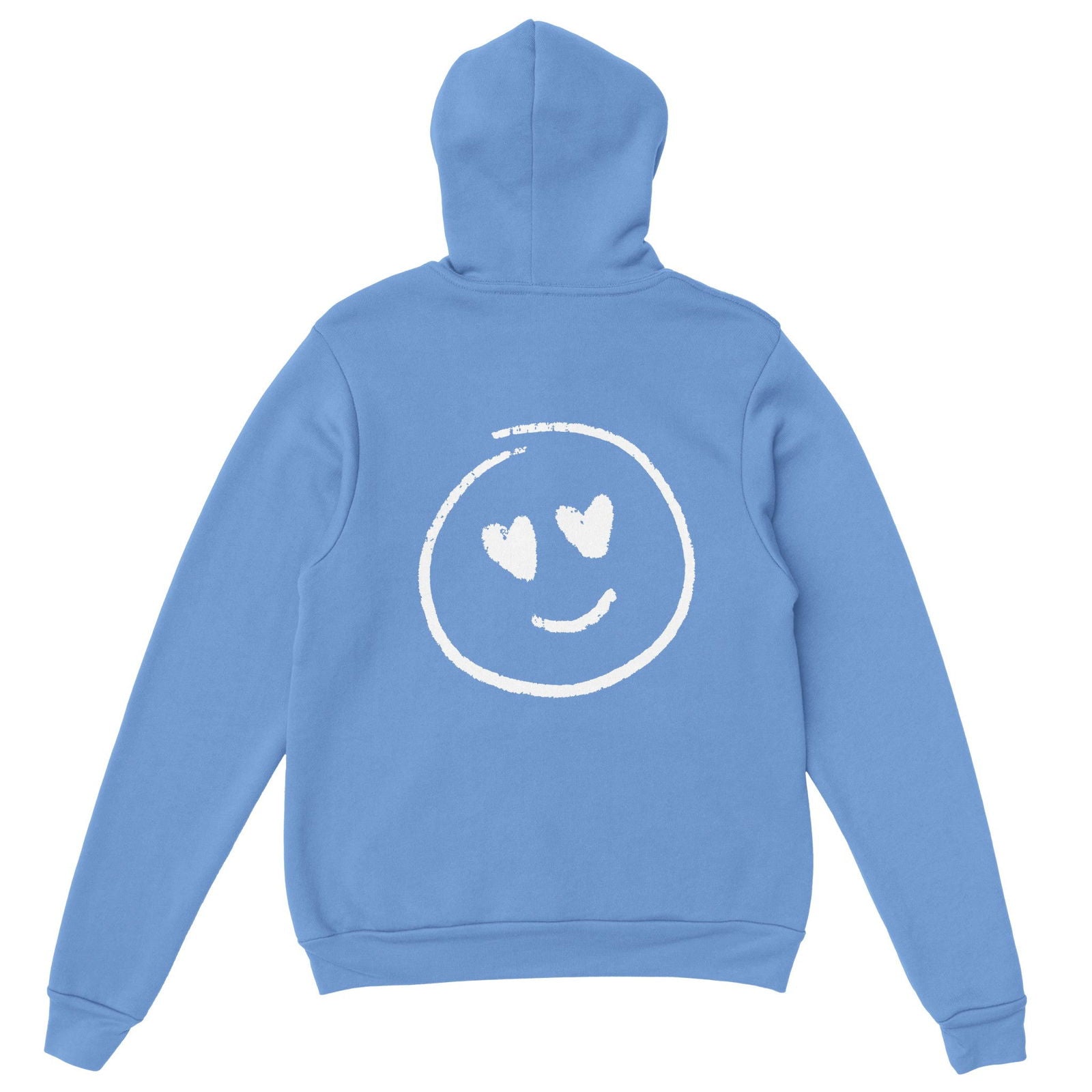 Chalk Smily Love | Hoodie Unisex - Tshirt-Fabriek.nl