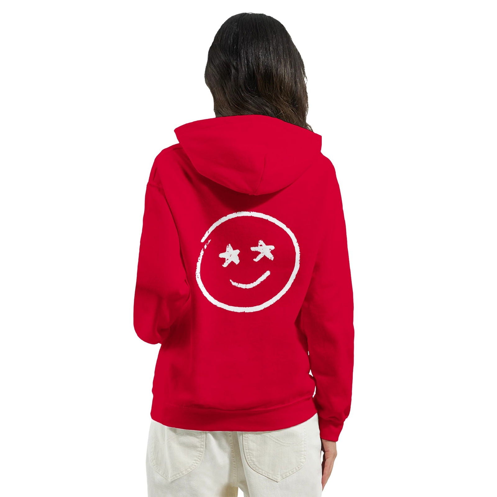 Chalk Smily Stars | Hoodie Unisex - Tshirt-Fabriek.nl