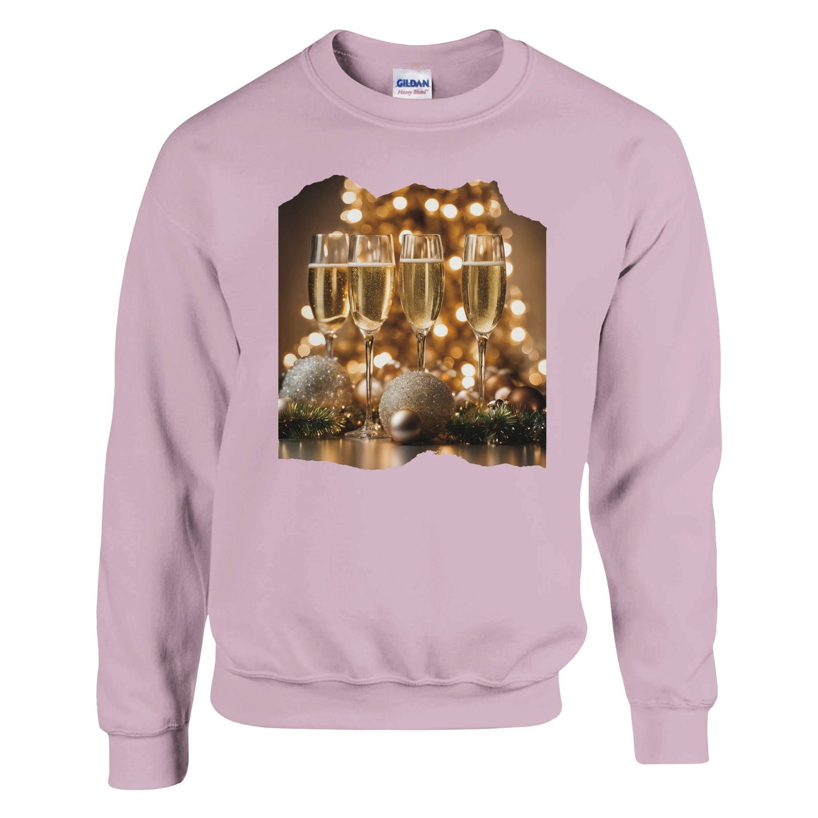 Champagne Christmas | Kerst Trui Unisex - Tshirt-Fabriek.nl