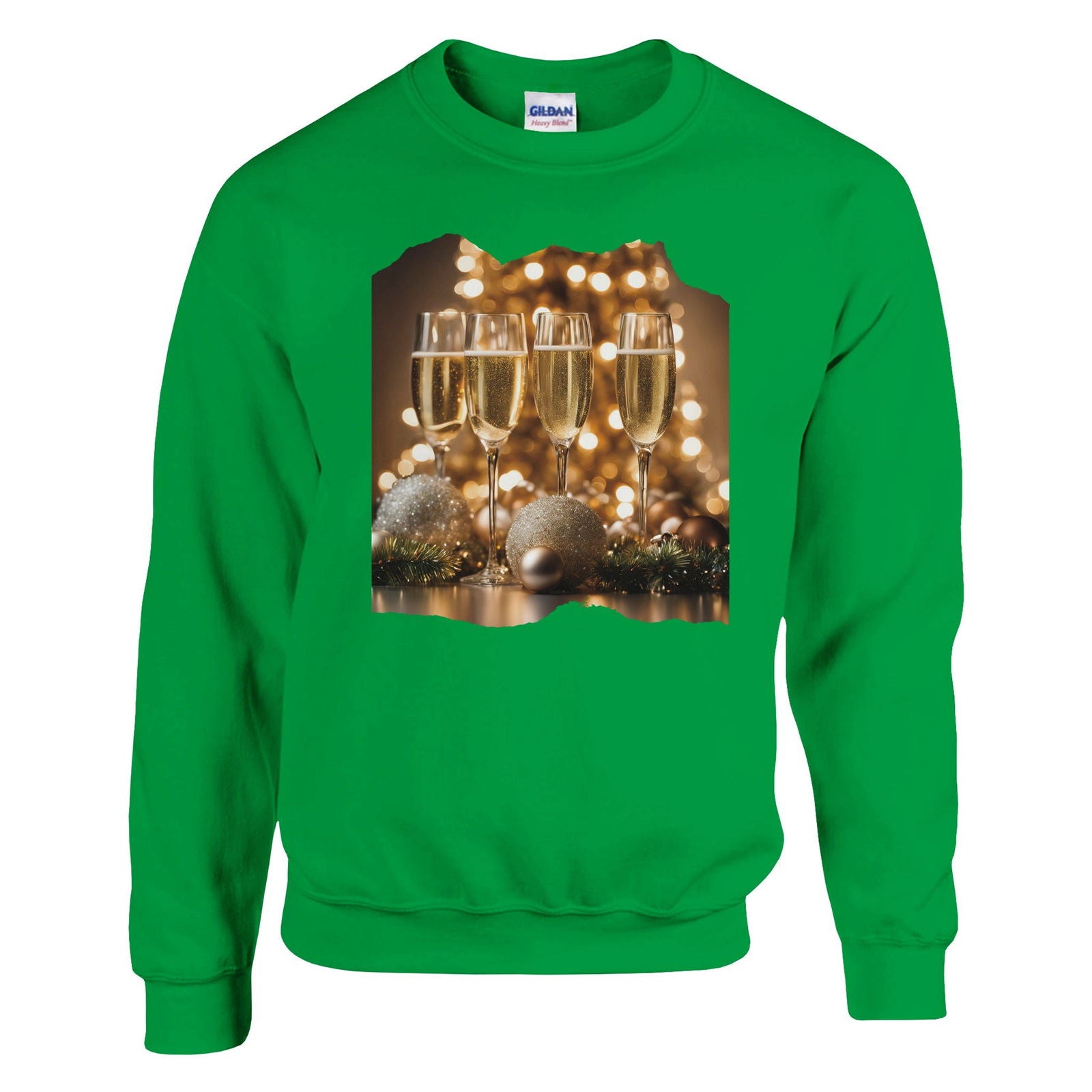 Champagne Christmas | Kerst Trui Unisex - Tshirt-Fabriek.nl