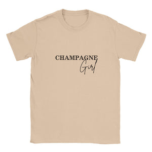 Champagne girl | T-shirt Unisex - Tshirt-Fabriek.nl