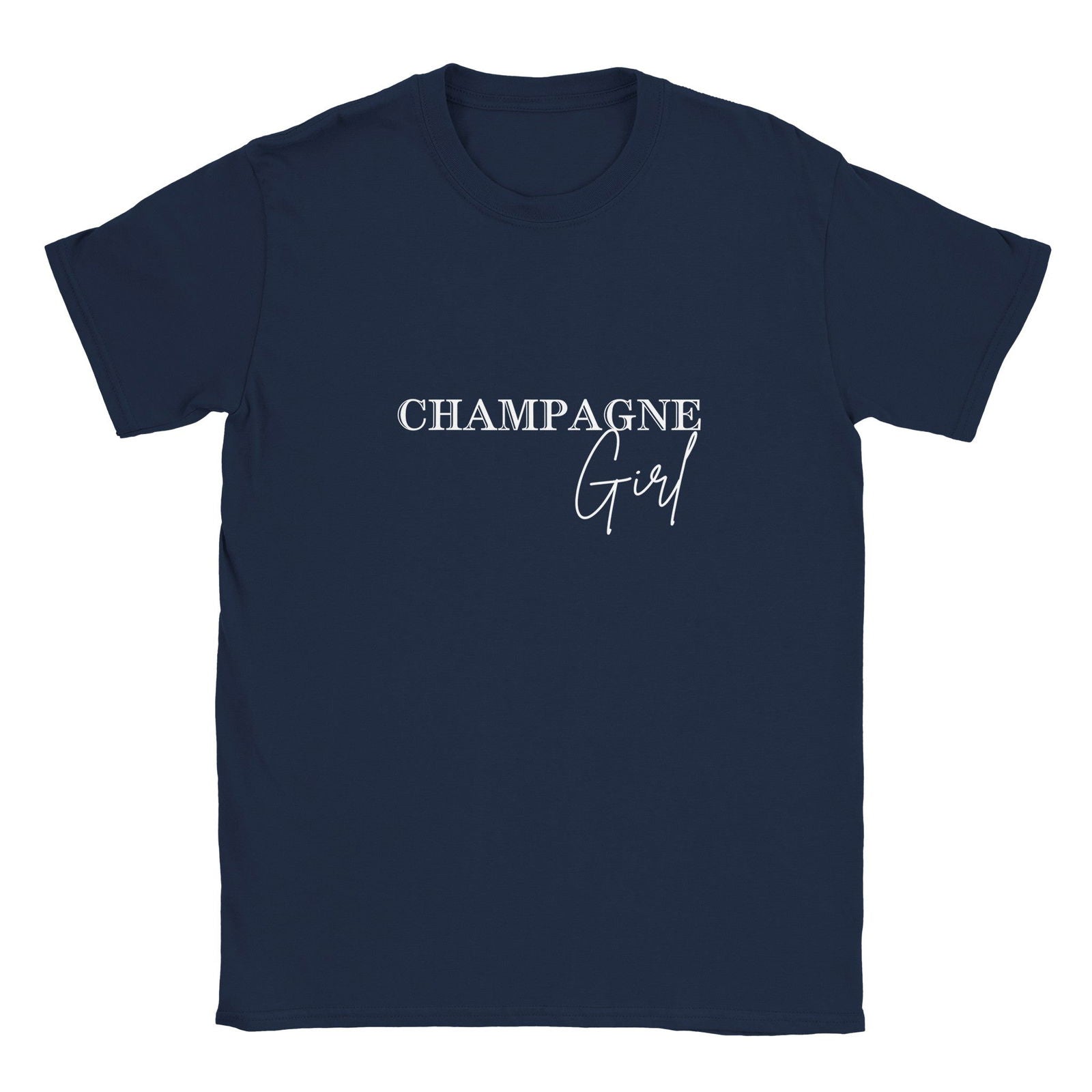 Champagne girl | T-shirt Unisex - Tshirt-Fabriek.nl