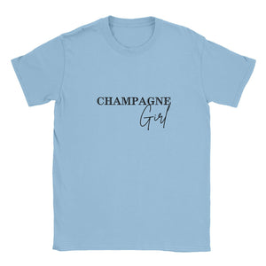 Champagne girl | T-shirt Unisex - Tshirt-Fabriek.nl