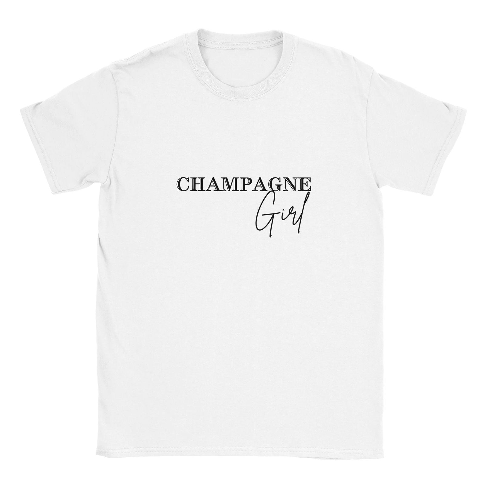 Champagne girl | T-shirt Unisex - Tshirt-Fabriek.nl