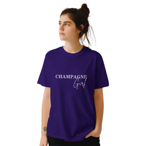 Champagne girl | T-shirt Unisex - Tshirt-Fabriek.nl