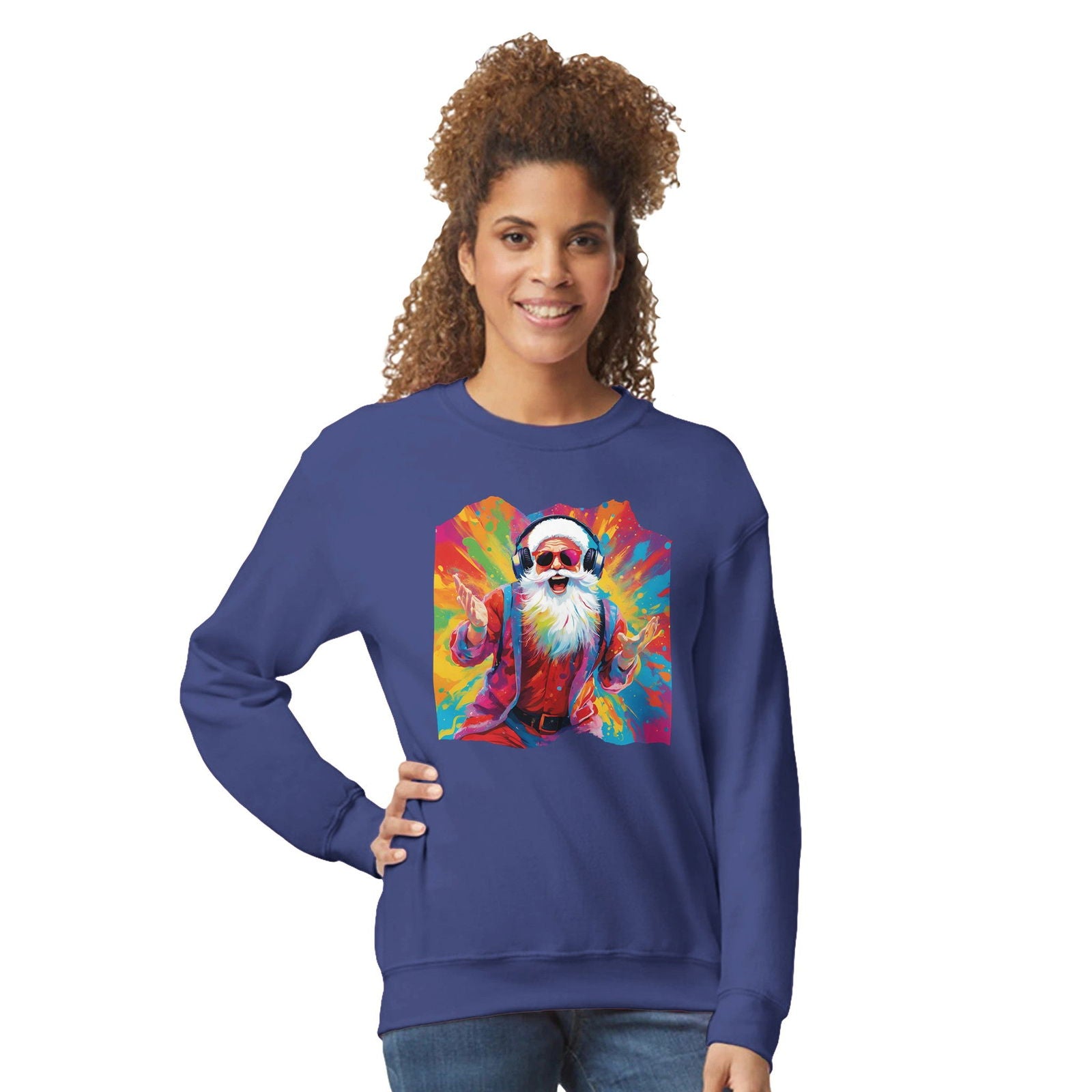 Dancing Santa | Trui Unisex - Tshirt-Fabriek.nl