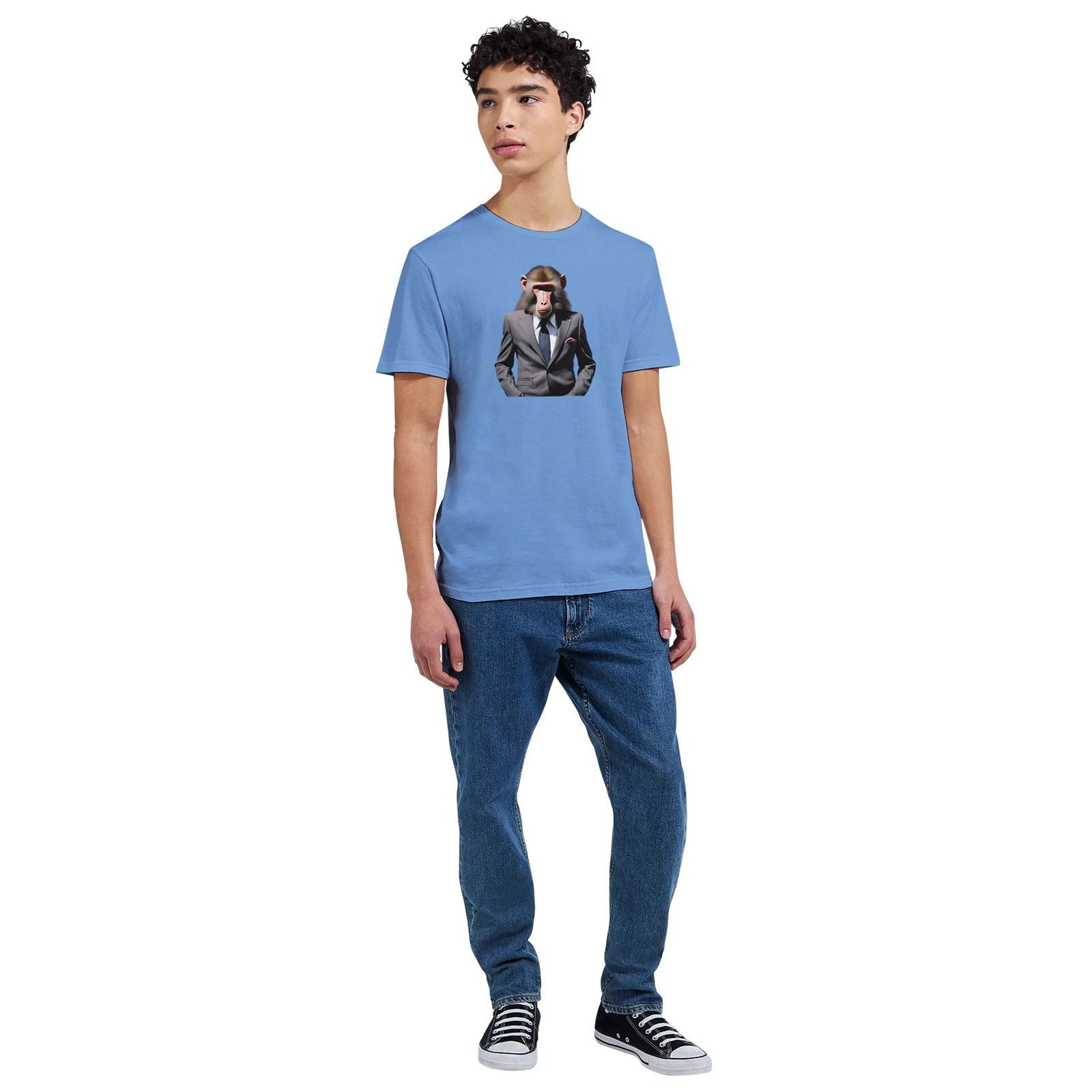 Dandy Animal Baboon | T-shirt Unisex - Tshirt-Fabriek.nl