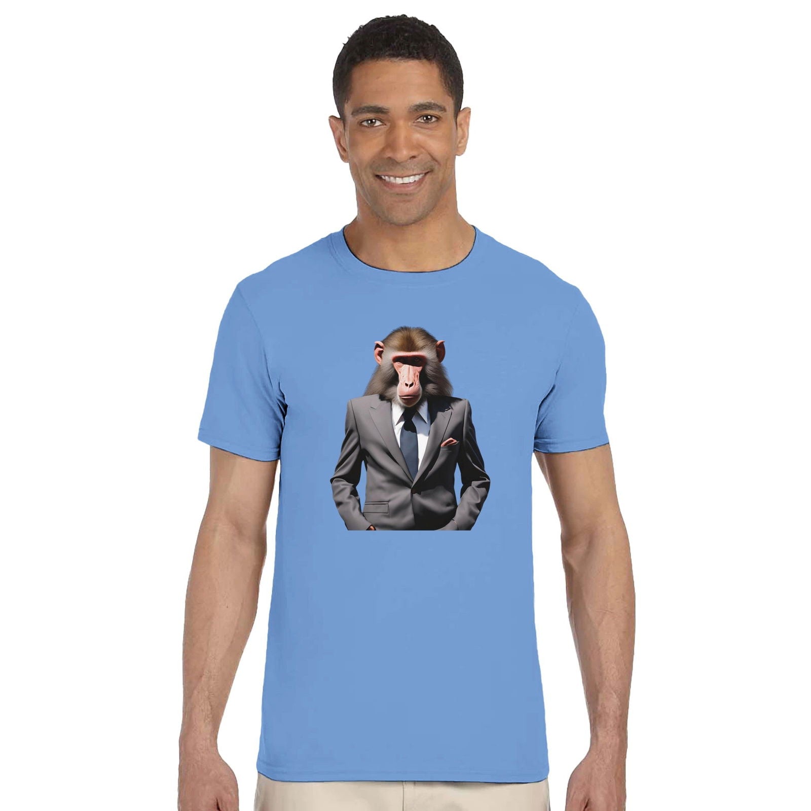 Dandy Animal Baboon | T-shirt Unisex - Tshirt-Fabriek.nl