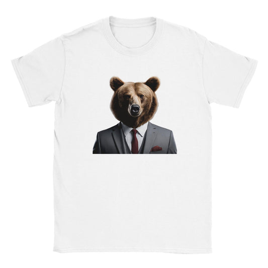 Dandy Animal Bear | T-shirt Unisex - Tshirt-Fabriek.nl