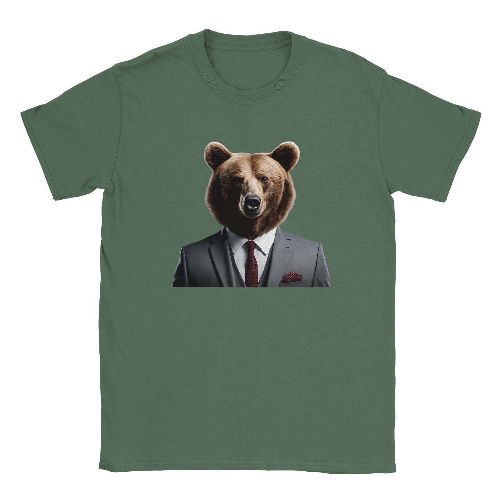 Dandy Animal Bear | T-shirt Unisex - Tshirt-Fabriek.nl