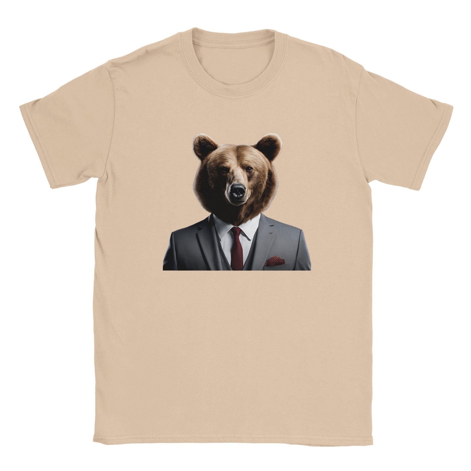 Dandy Animal Bear | T-shirt Unisex - Tshirt-Fabriek.nl