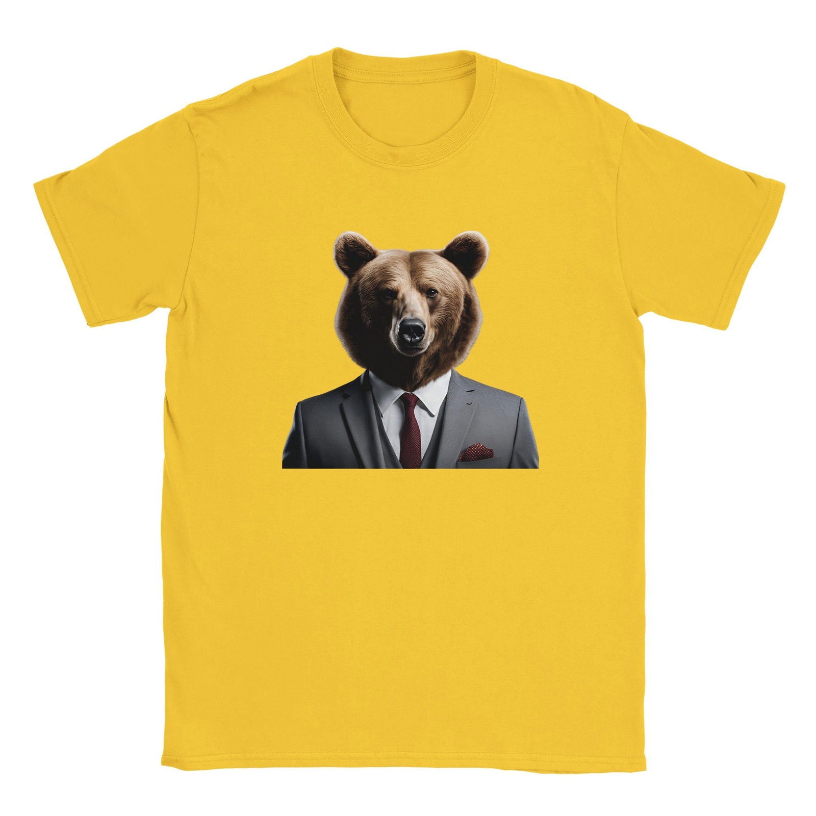 Dandy Animal Bear | T-shirt Unisex - Tshirt-Fabriek.nl