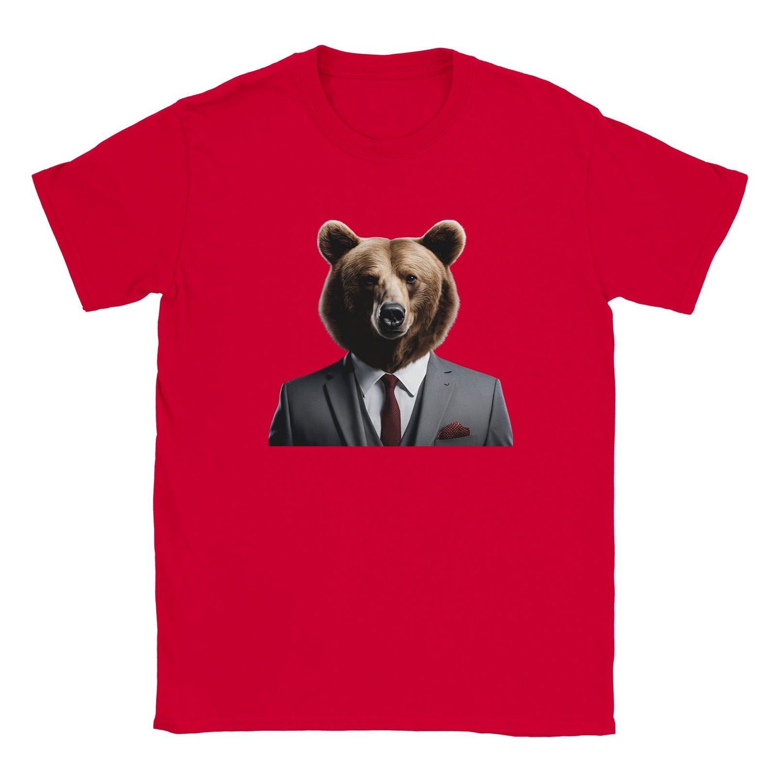 Dandy Animal Bear | T-shirt Unisex - Tshirt-Fabriek.nl