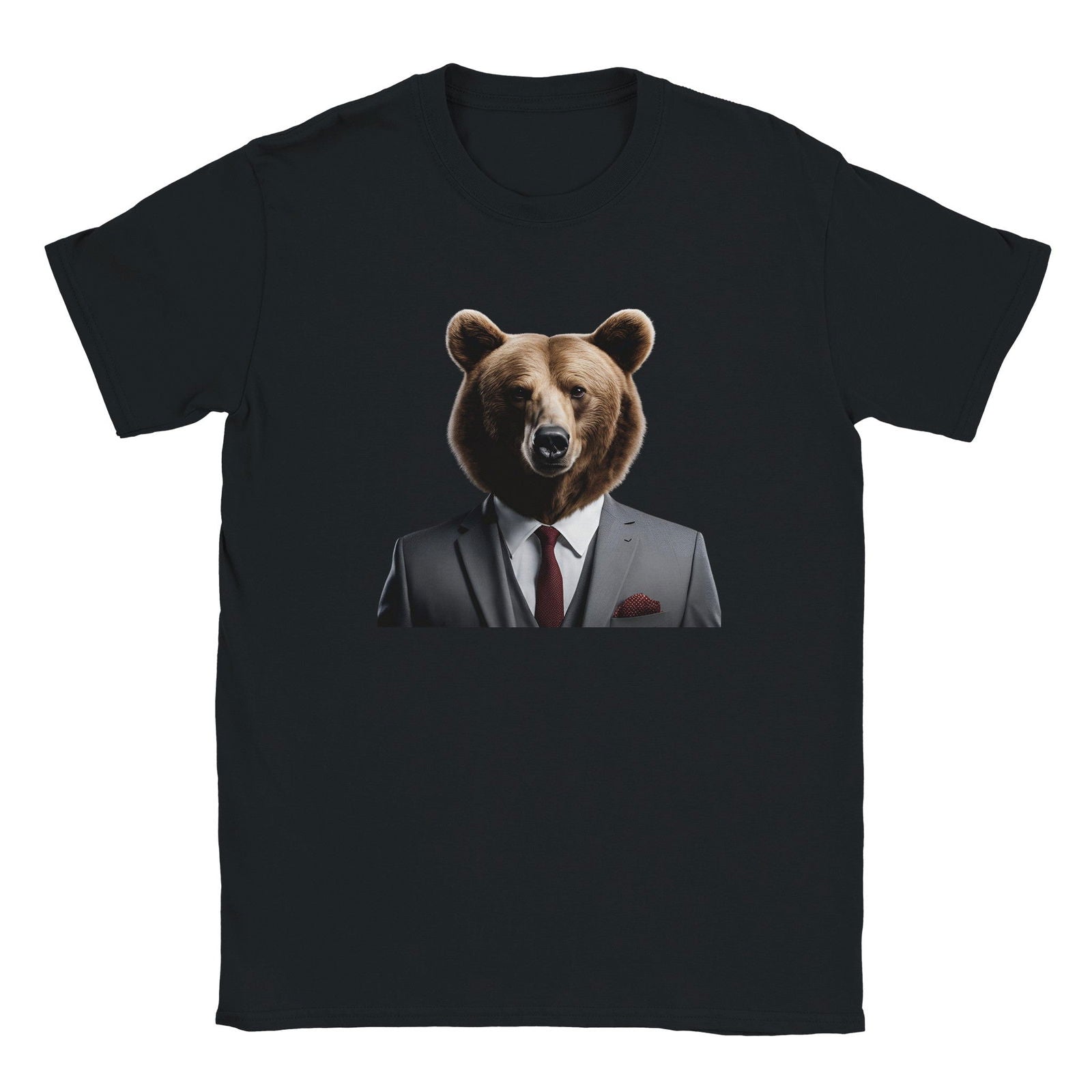 Dandy Animal Bear | T-shirt Unisex - Tshirt-Fabriek.nl