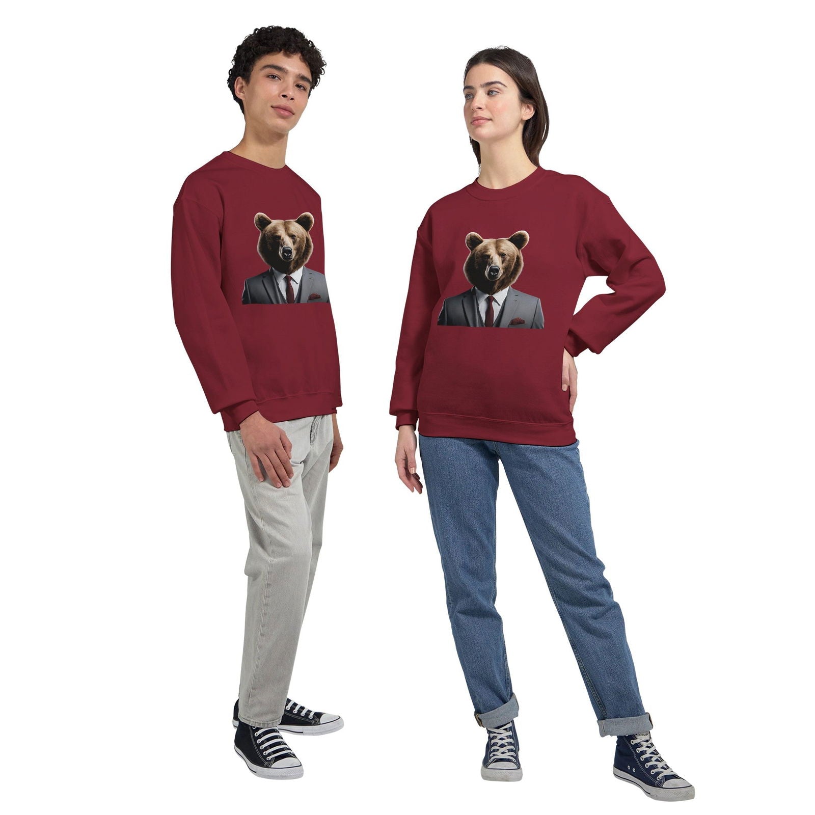 Dandy Animal Bear | Trui Unisex - Tshirt-Fabriek.nl