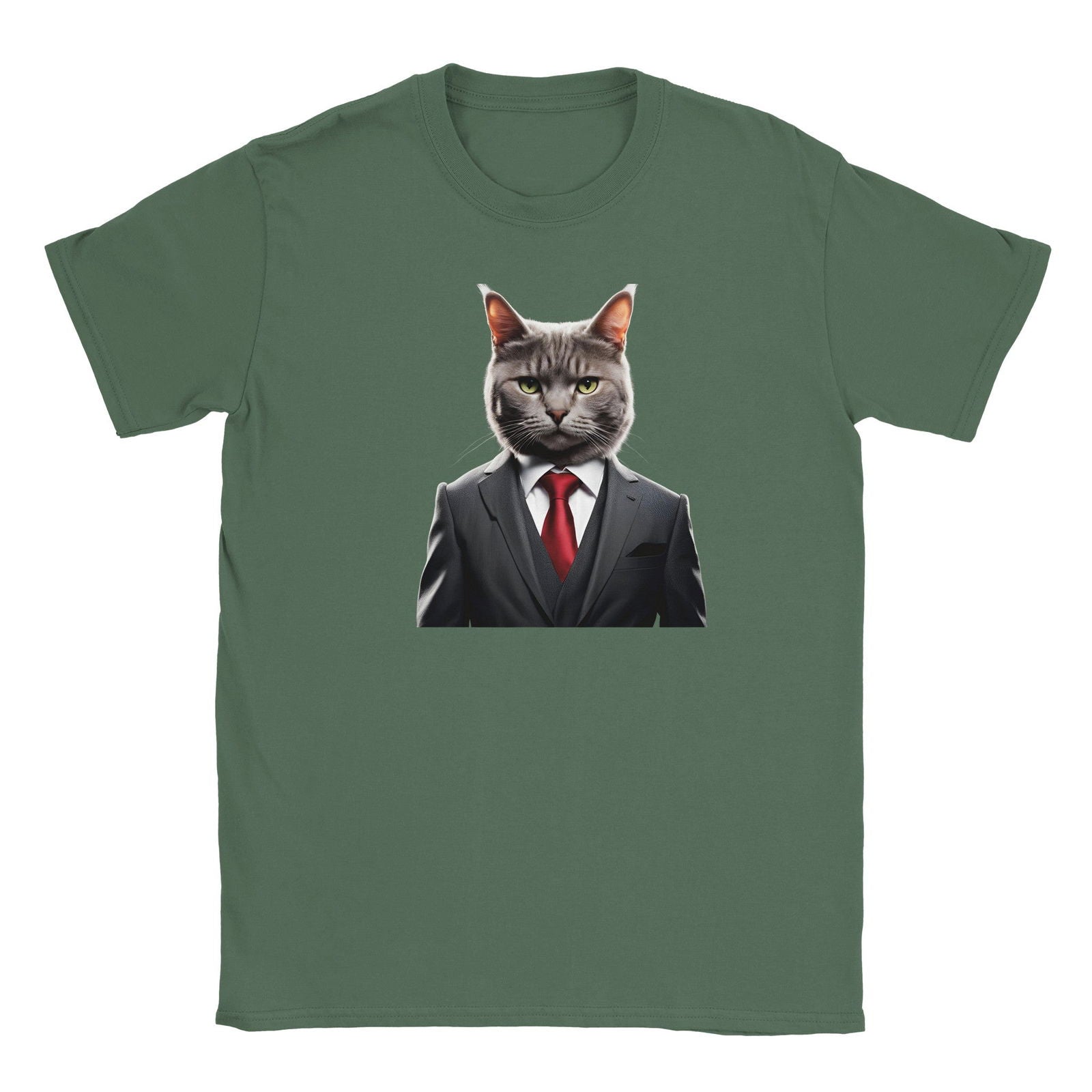 Dandy Animal Cat | T-shirt Unisex - Tshirt-Fabriek.nl