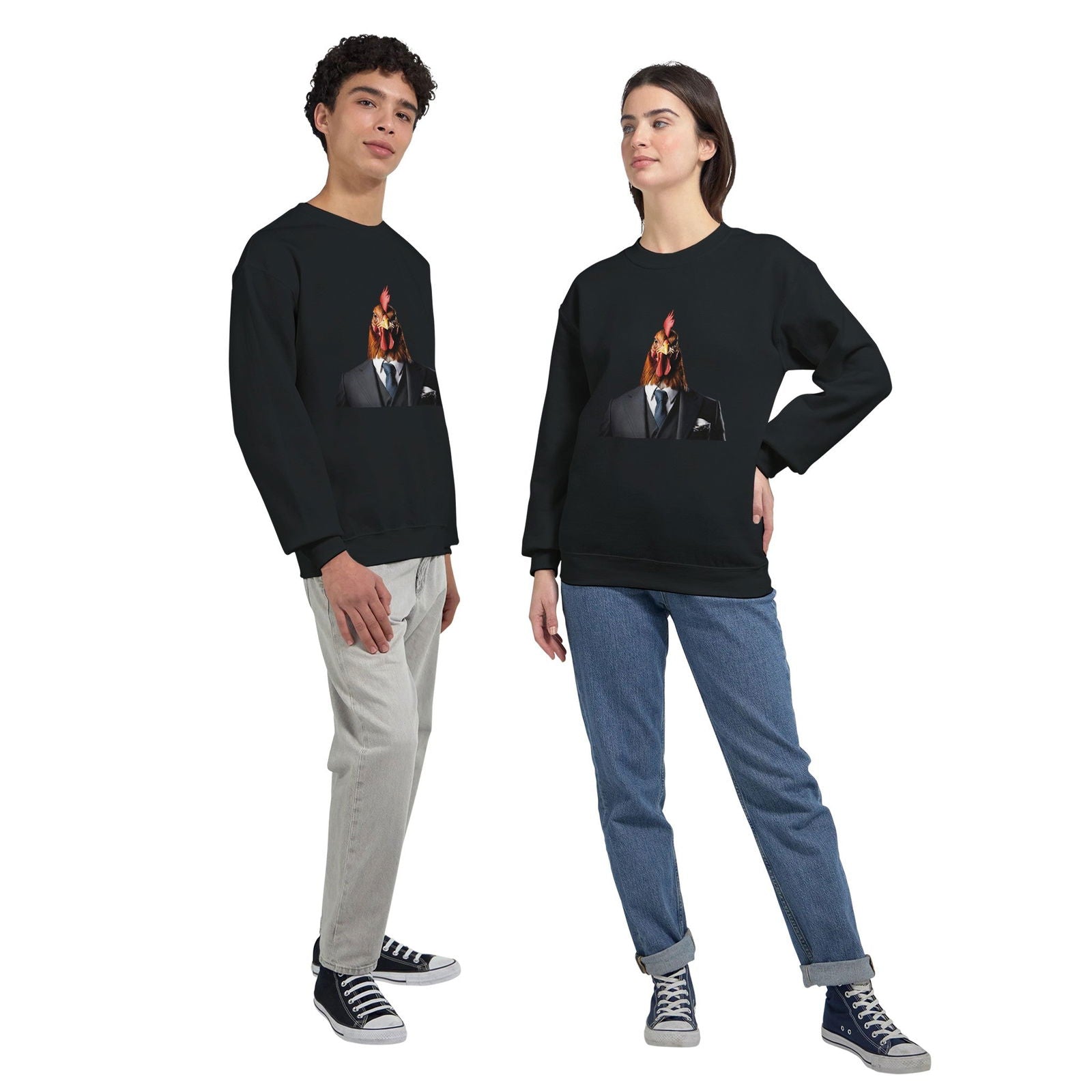 Dandy Animal Chicken | Trui Unisex - Tshirt-Fabriek.nl