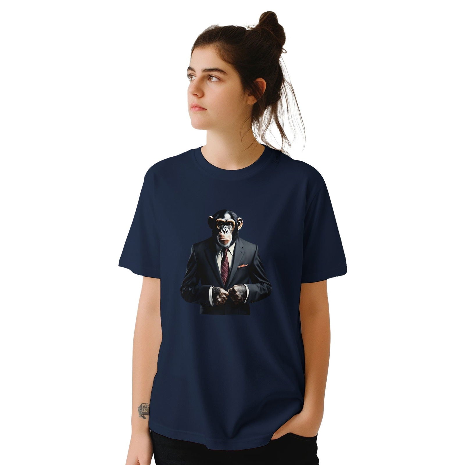 Dandy Animal Chimpanzee | T-shirt Unisex - Tshirt-Fabriek.nl