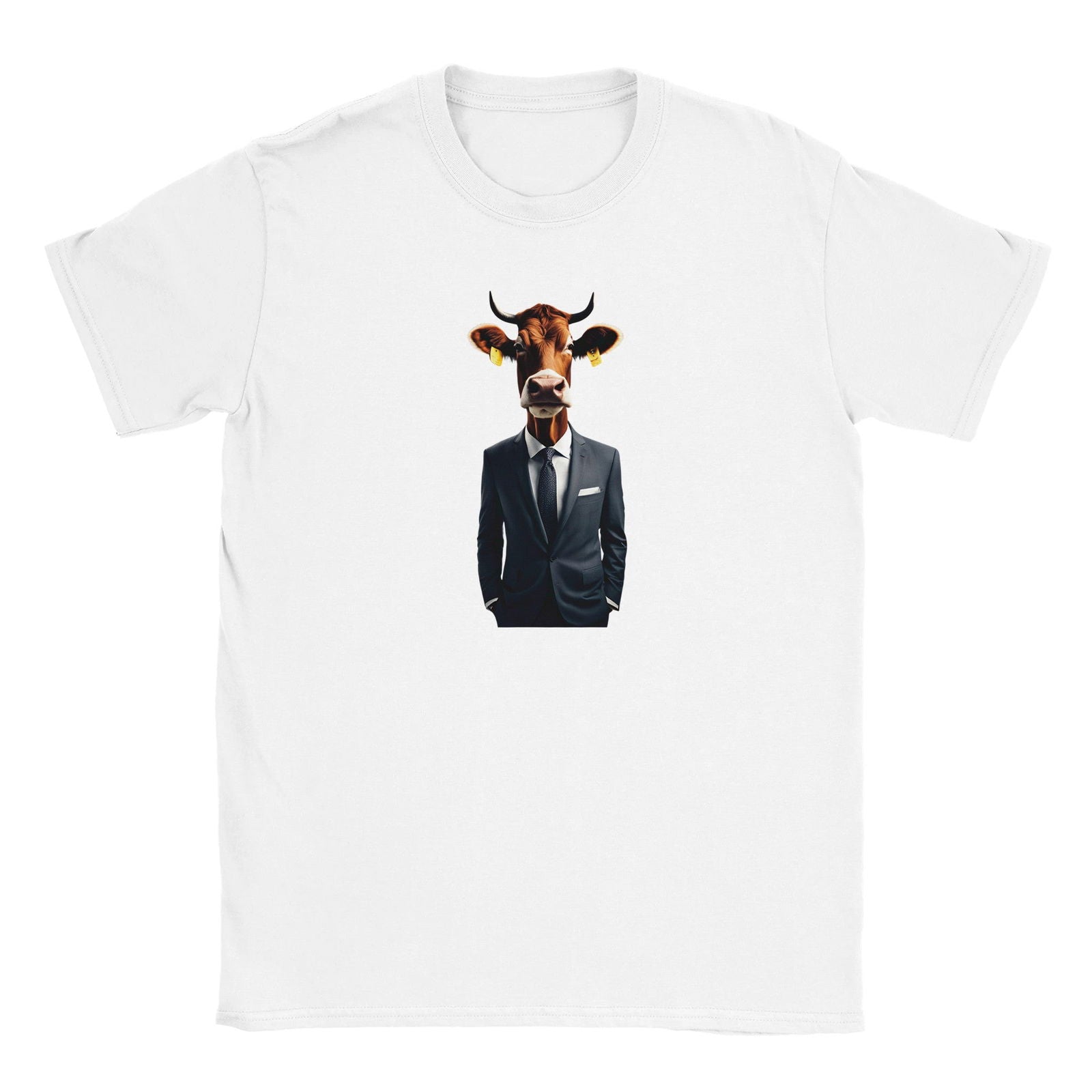 Dandy Animal Cow | T-shirt Unisex - Tshirt-Fabriek.nl