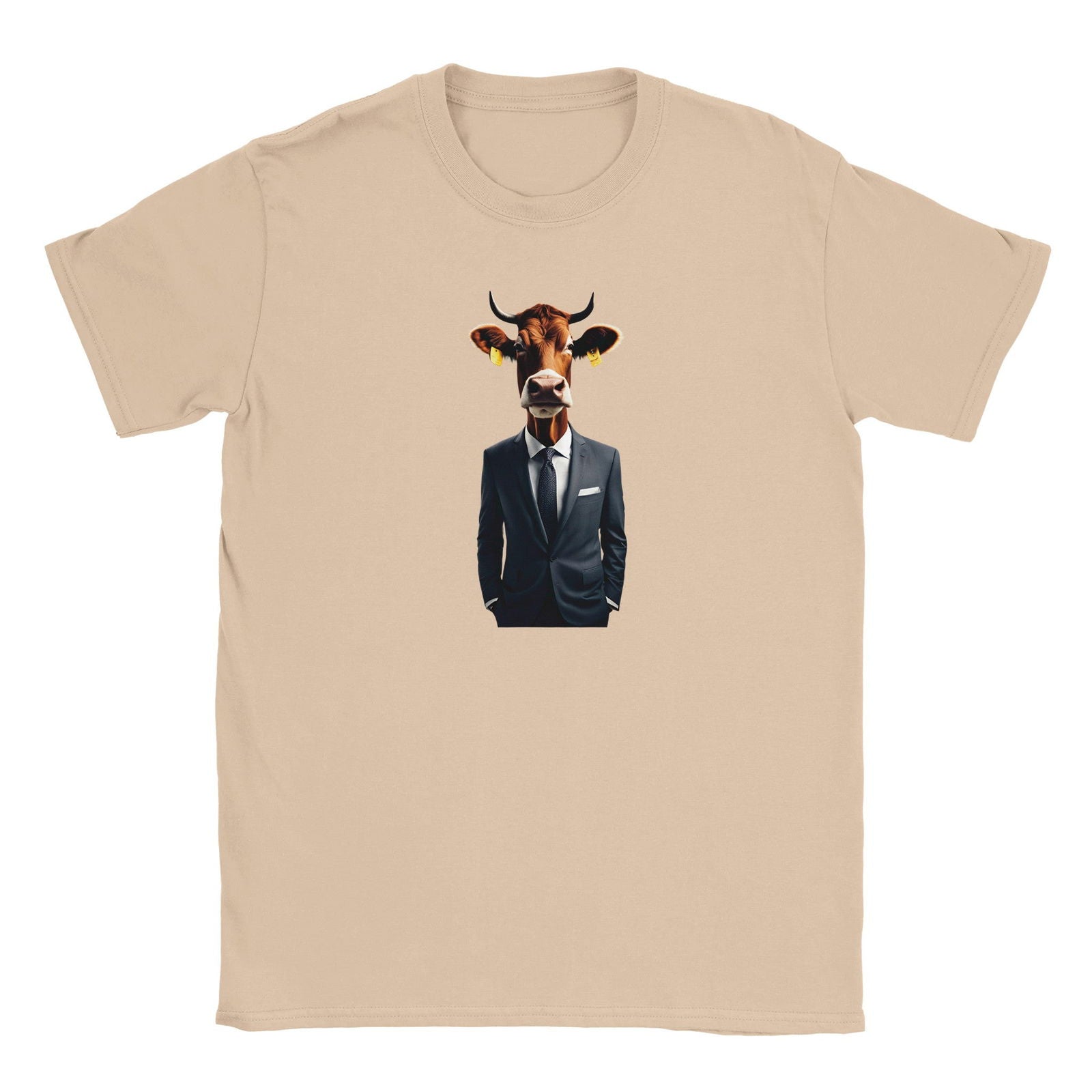 Dandy Animal Cow | T-shirt Unisex - Tshirt-Fabriek.nl