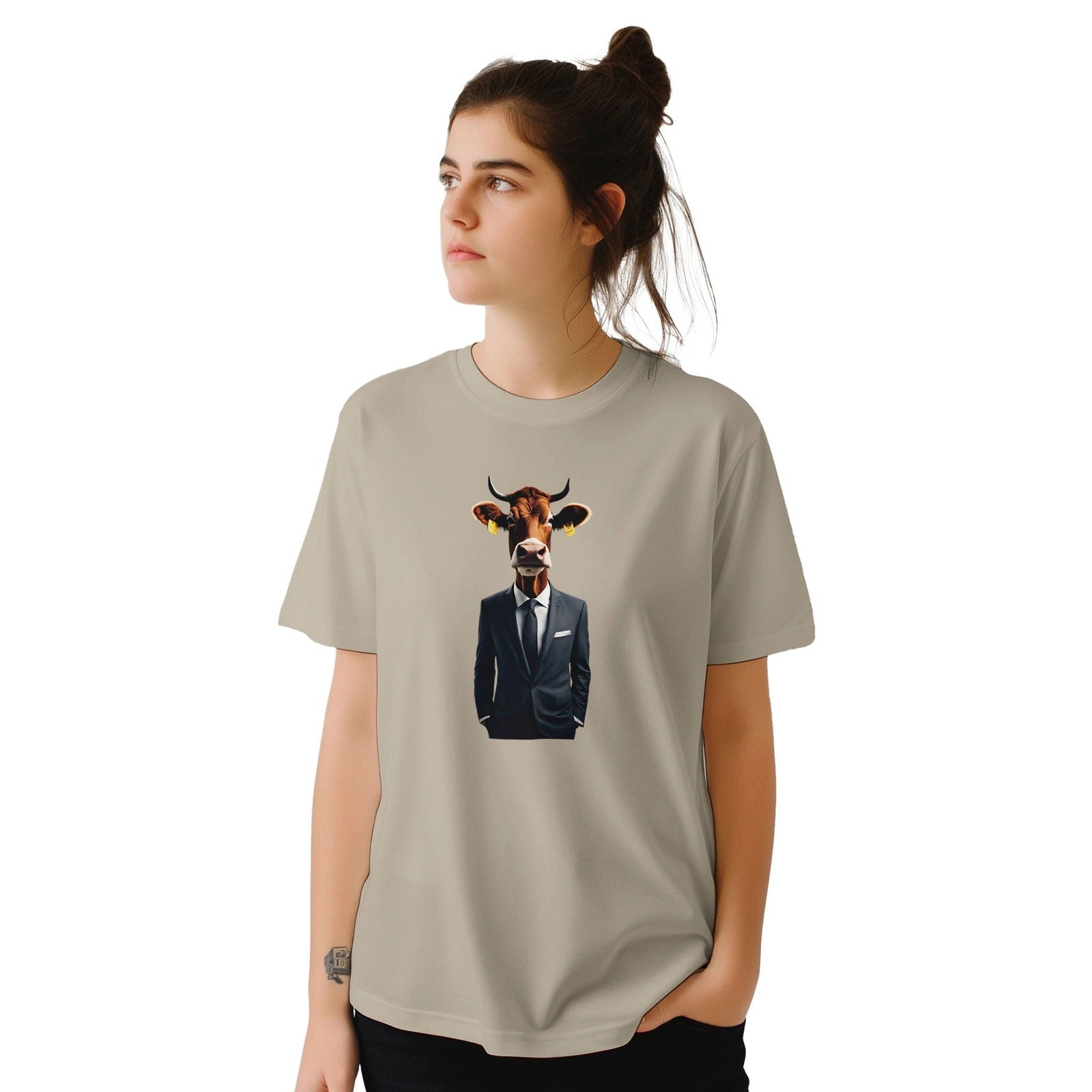 Dandy Animal Cow | T-shirt Unisex - Tshirt-Fabriek.nl