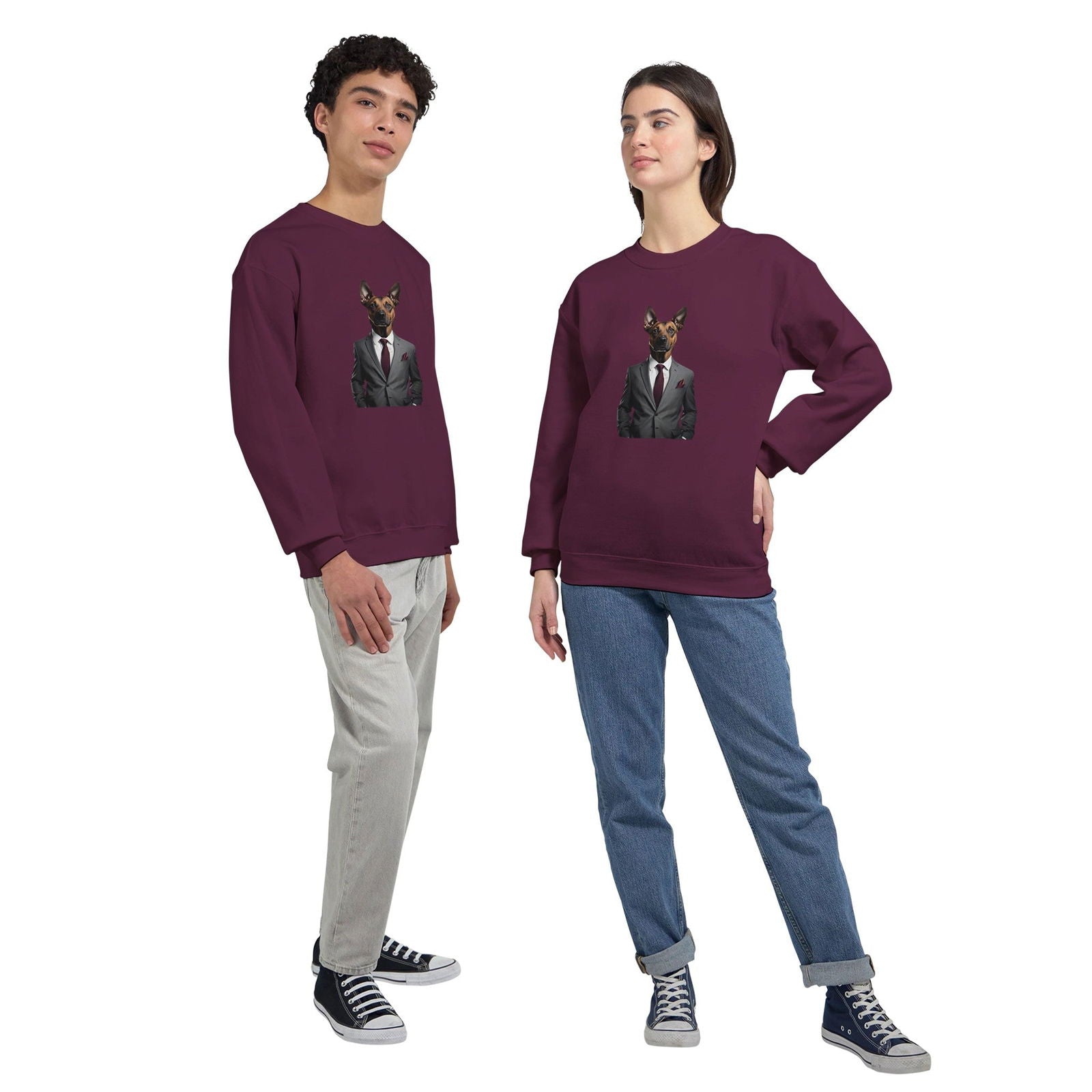 Dandy Animal Dog | Trui Unisex - Tshirt-Fabriek.nl