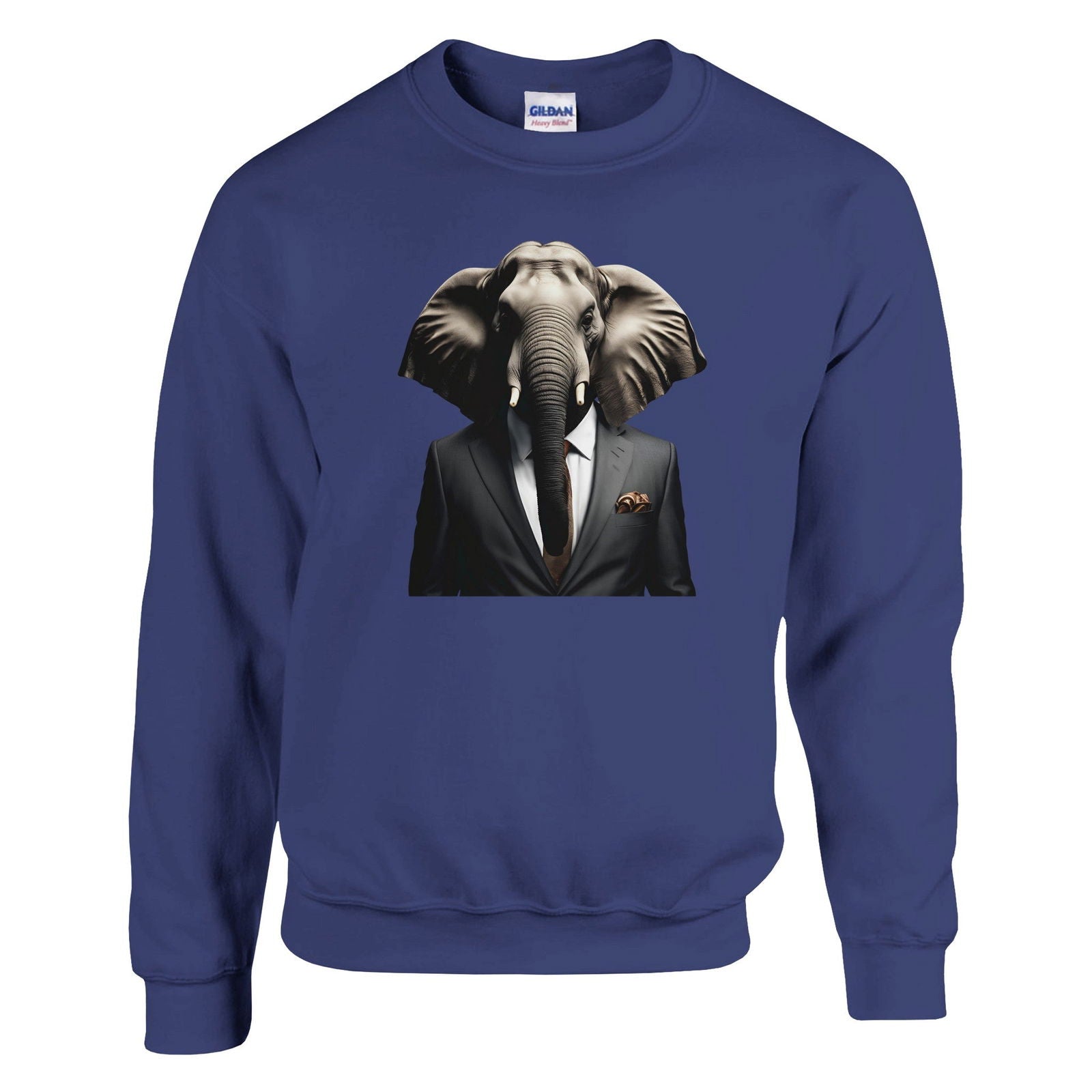 Dandy Animal Elephant | Trui Unisex - Tshirt-Fabriek.nl