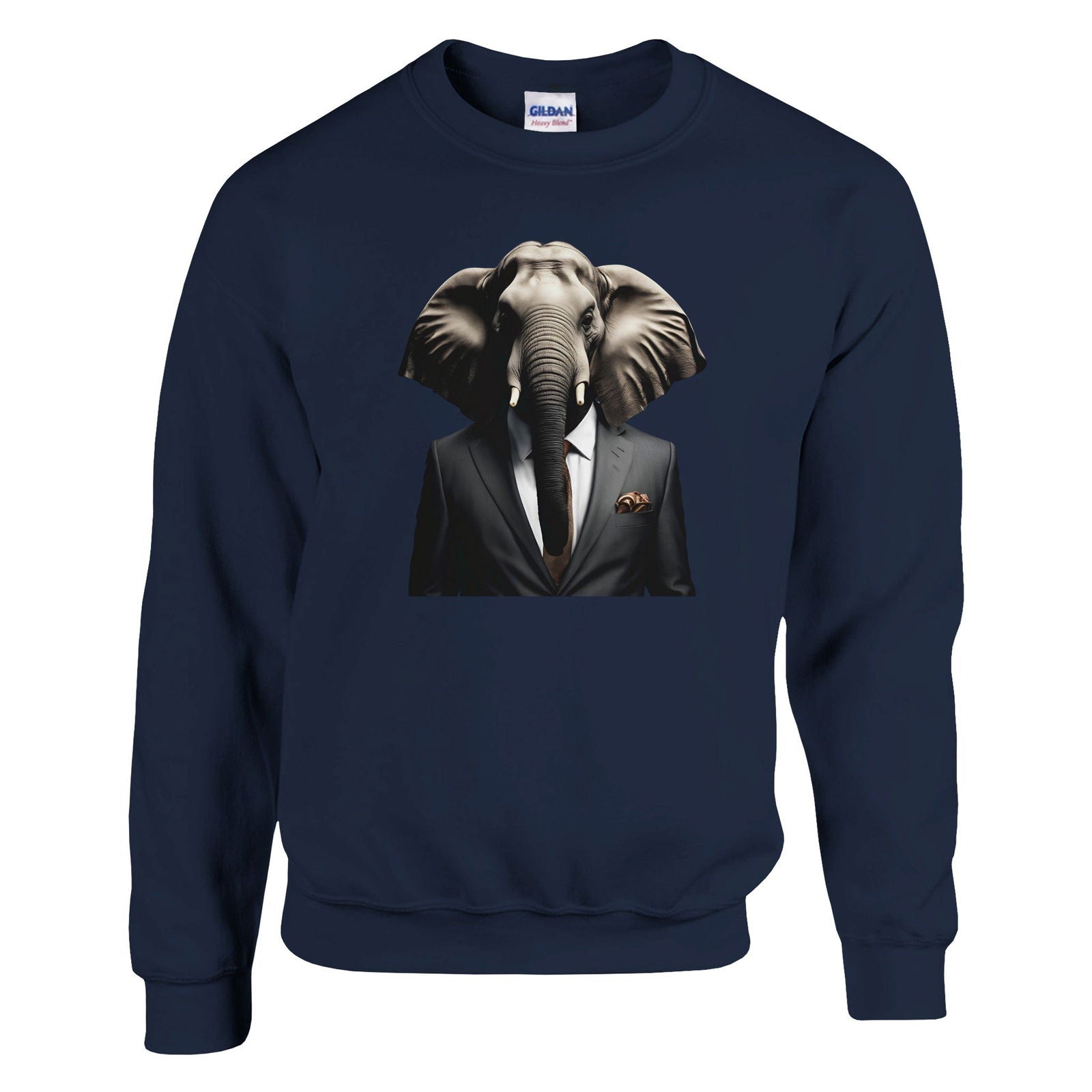 Dandy Animal Elephant | Trui Unisex - Tshirt-Fabriek.nl