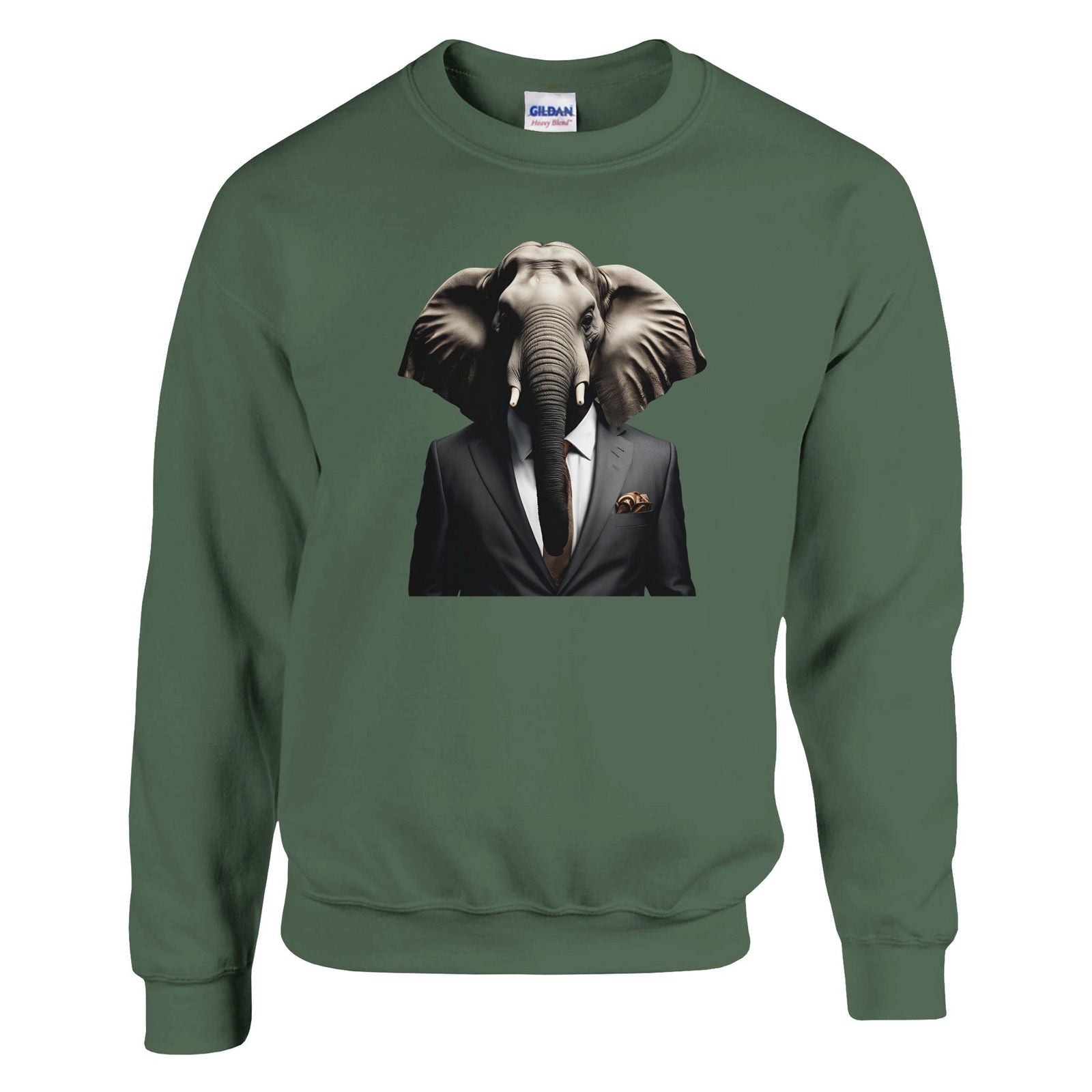 Dandy Animal Elephant | Trui Unisex - Tshirt-Fabriek.nl