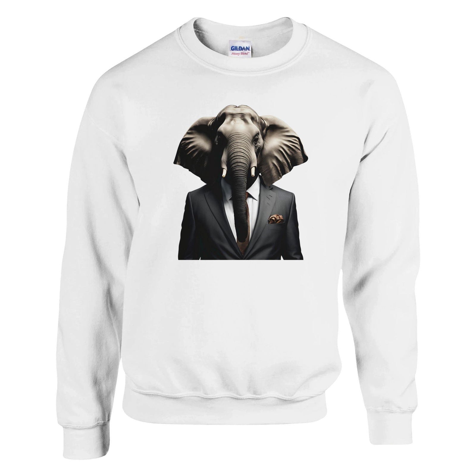 Dandy Animal Elephant | Trui Unisex - Tshirt-Fabriek.nl