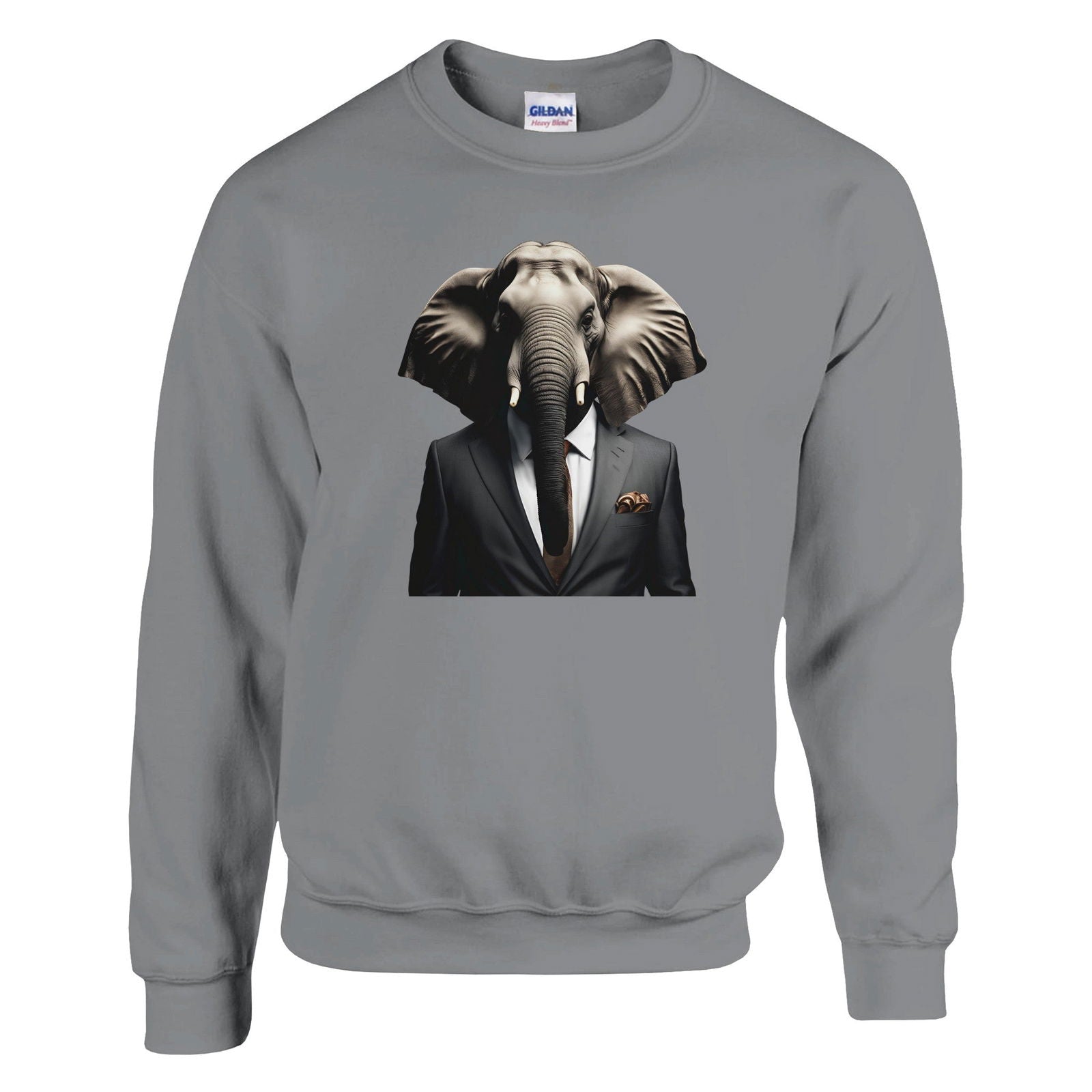 Dandy Animal Elephant | Trui Unisex - Tshirt-Fabriek.nl